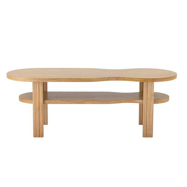 Bloomingville Masa de cafea din furnir si MDF, Valria Natural, L120xl43xH42 cm