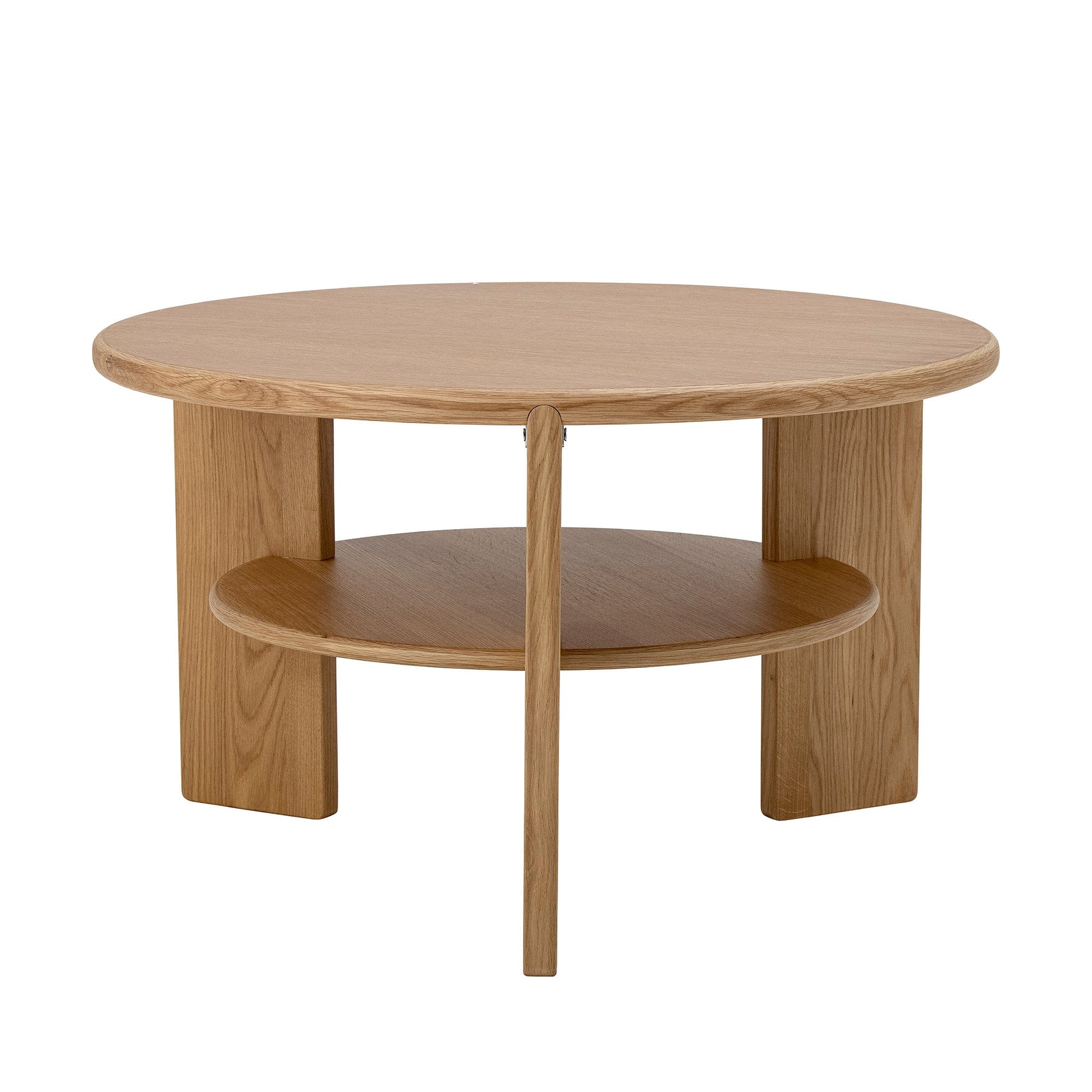 Bloomingville Masa de cafea din lemn, MDF si furnir, Lourdes Natural, Ø72xH41 cm