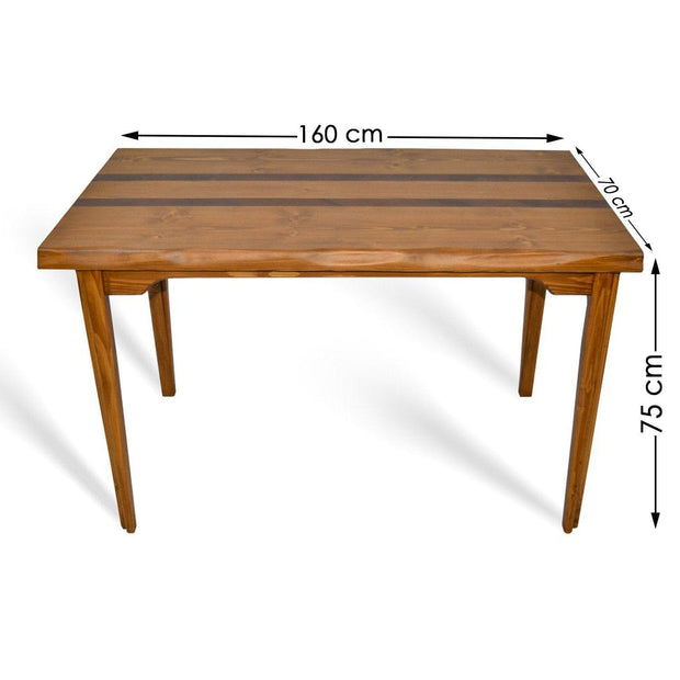 Masa din lemn, Kuoksu Large Nuc, L160xl70xH75 cm (5)