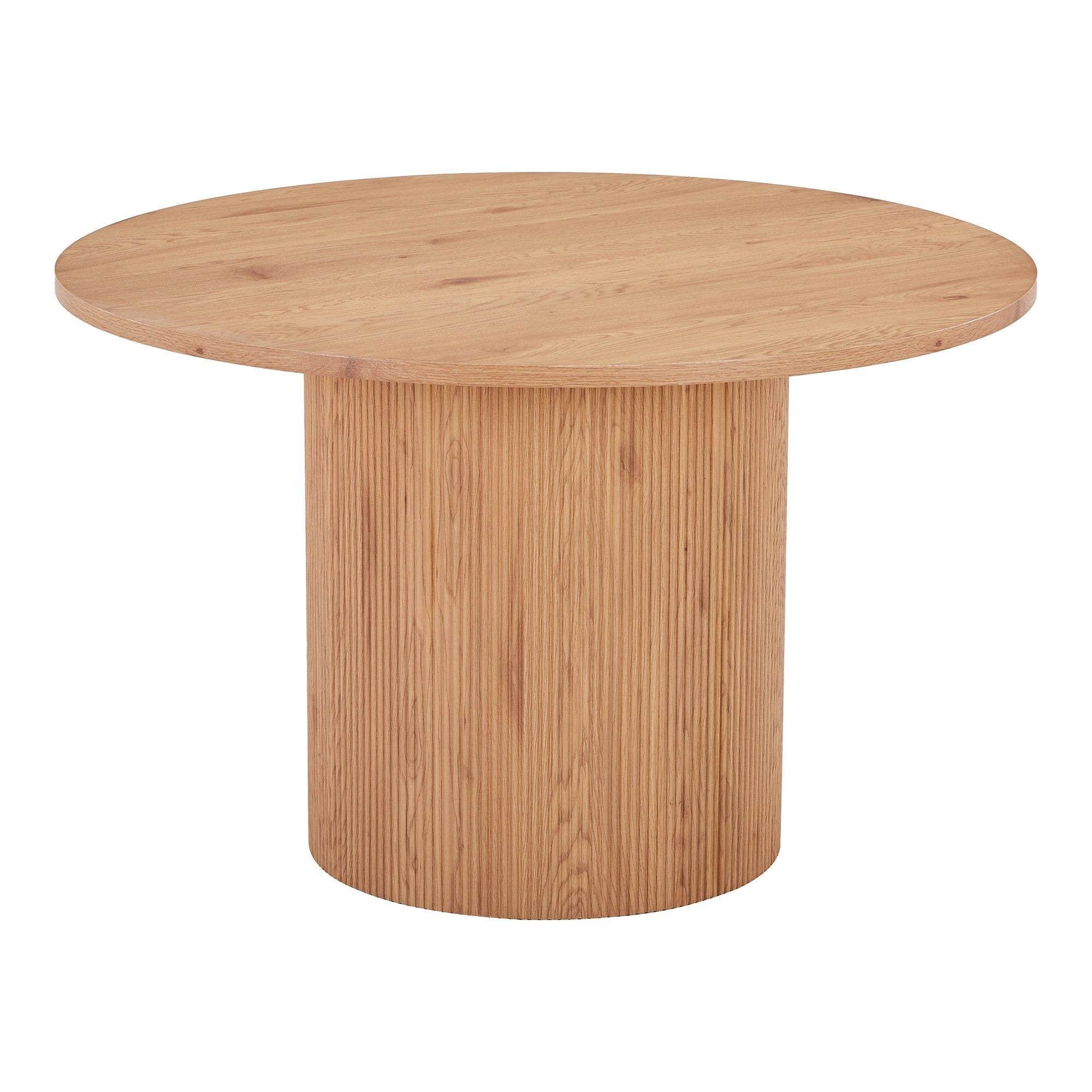 Masa din MDF, Boavista Round Natural, Ø120xH75 cm