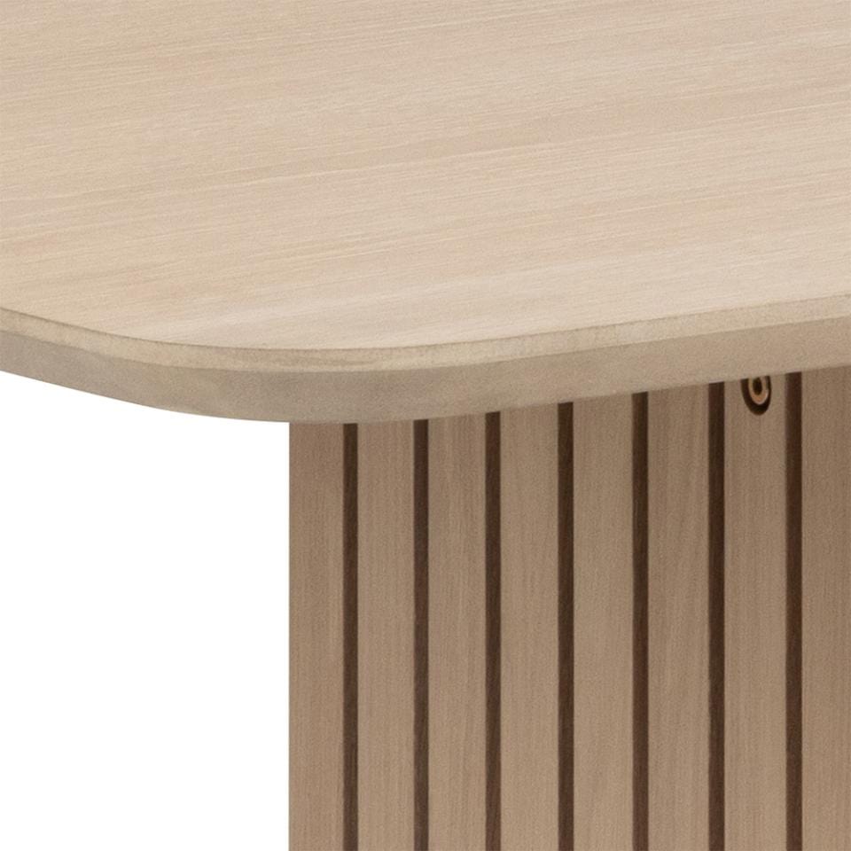 Actona Masa din MDF, Christo Natural / Stejar, L220xl105xH75 cm