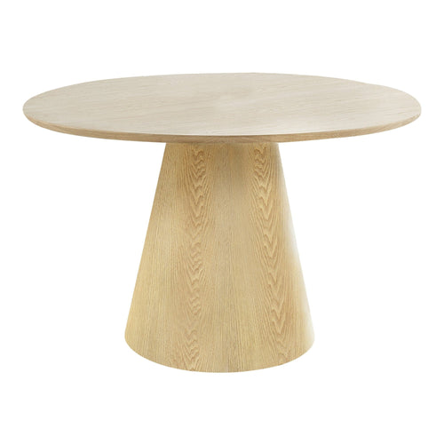 House Nordic Masa din MDF si furnir, Bolton Round Natural, Ø120xH76 cm