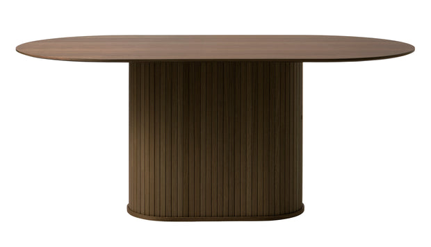 Unique Furniture A/S Masa din MDF si furnir, Nola Stejar Smoked, L180xl95xH75 cm