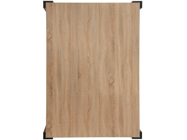 Dorel Home Masa din MDF si pal, Otago Natural / Negru, L120xl80xH76 cm