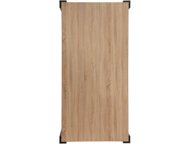 Dorel Home Masa din MDF si pal, Otago Natural / Negru, L200xl100xH76 cm