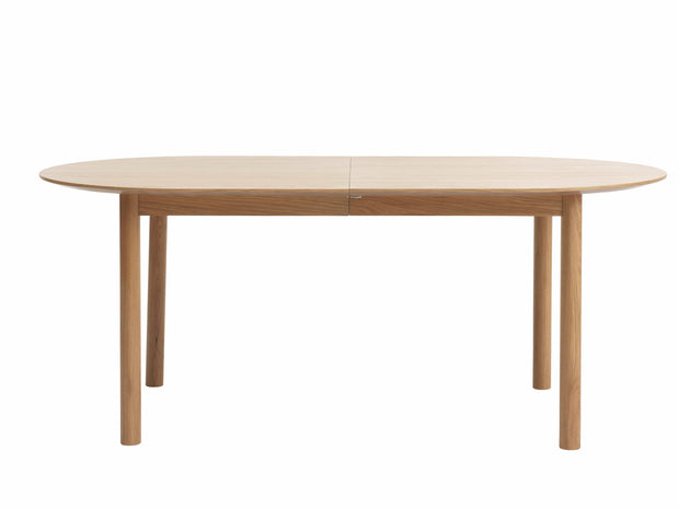 Unique Furniture A/S Masa extensibila din furnir si lemn, Gallina Stejar / Natural, L190-280xl100xH75 cm