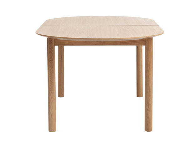 Unique Furniture A/S Masa extensibila din furnir si lemn, Gallina Stejar / Natural, L190-280xl100xH75 cm