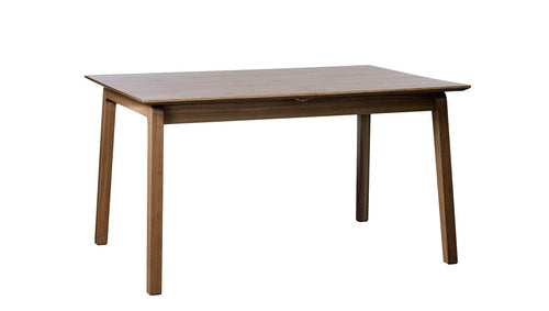 Unique Furniture A/S Masa extensibila din MDF, furnir si lemn, Bari Stejar Smoked, L140-200xl95xH75 cm