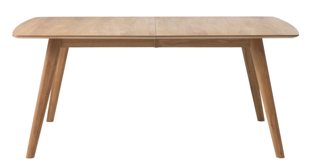 Unique Furniture A/S Masa extensibila din MDF, furnir si lemn, Rho Natural, L150-195xl90xH74 cm