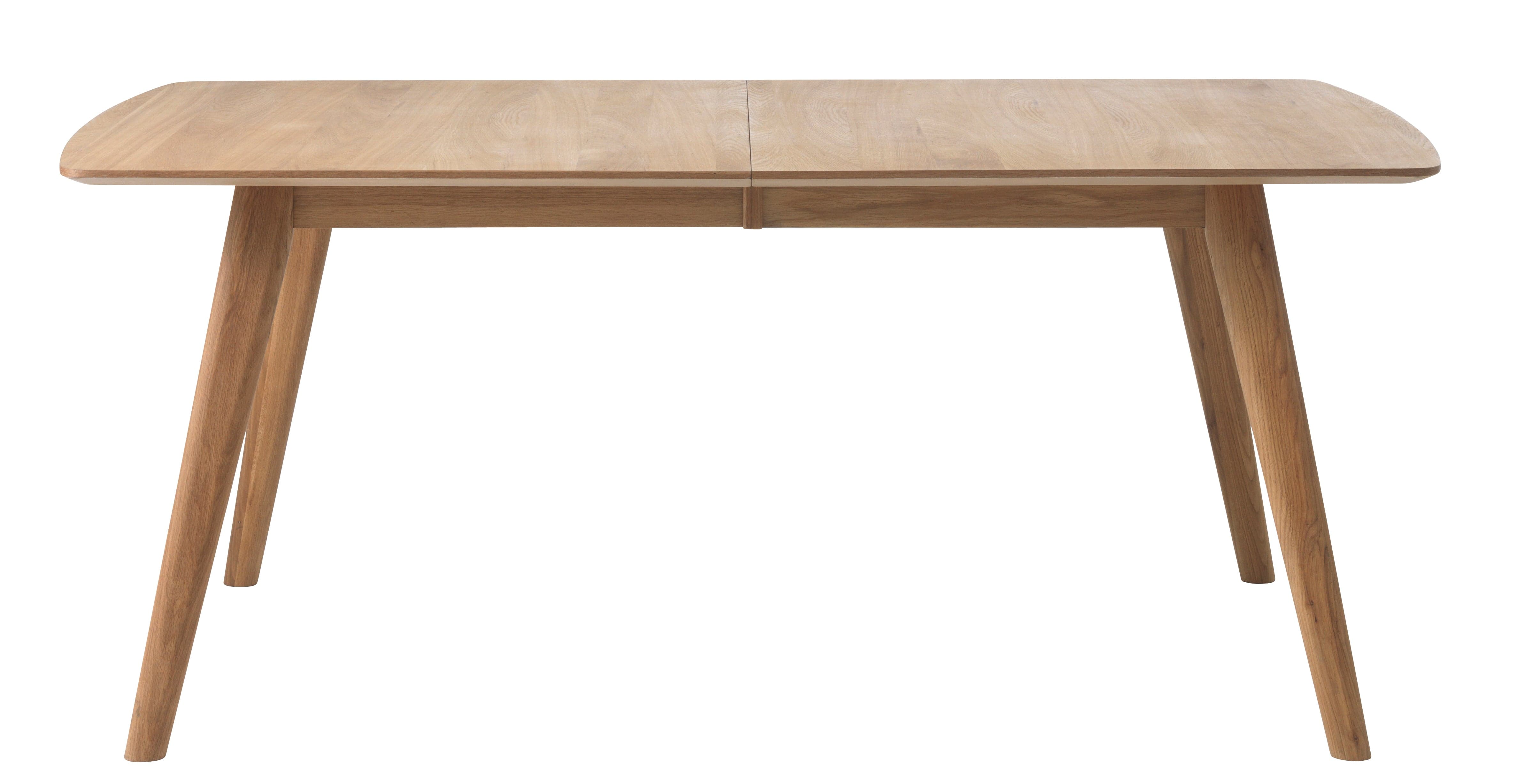 Unique Furniture A/S Masa extensibila din MDF, furnir si lemn, Rho Natural, L180-270xl100xH74 cm