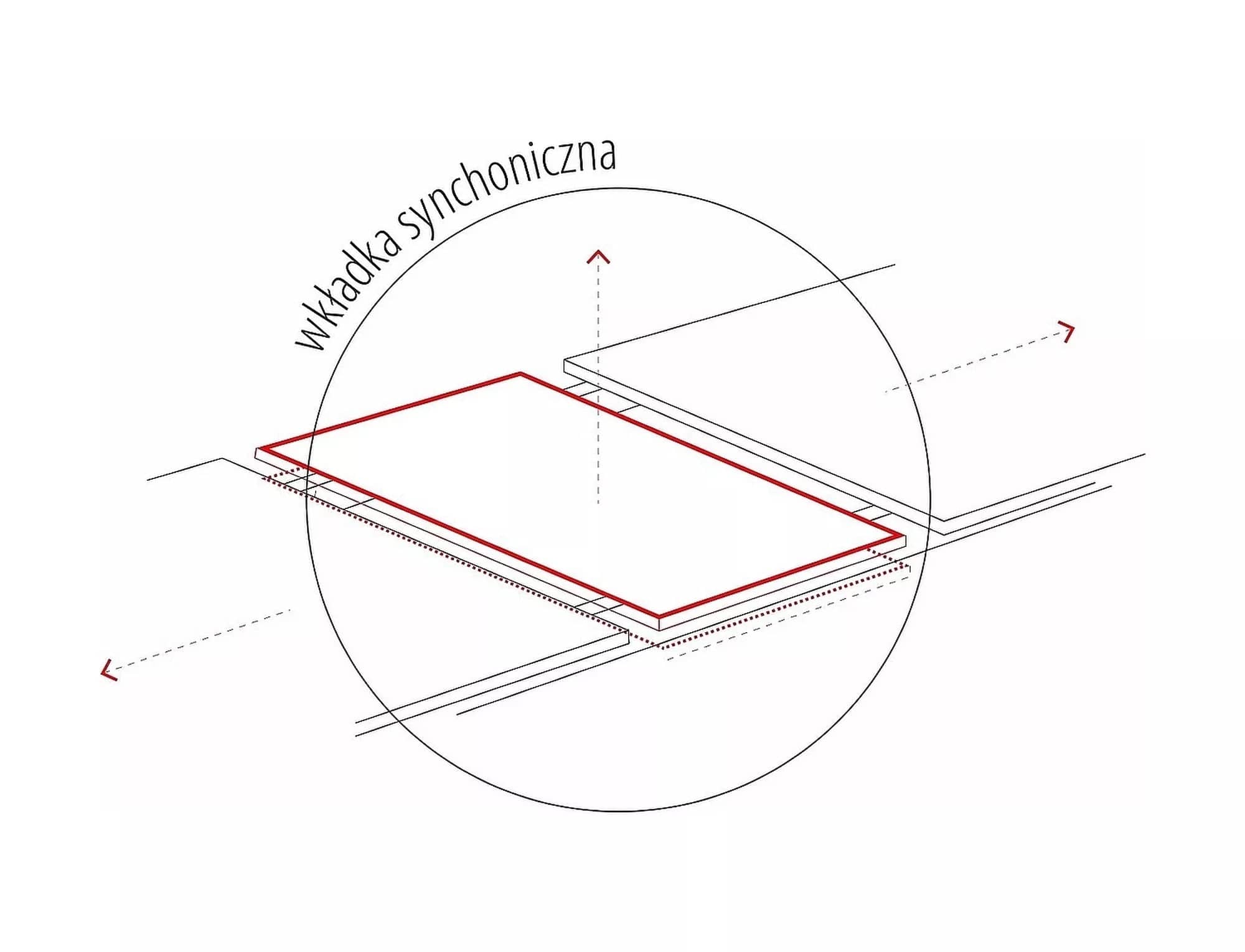 Masa extensibila din MDF si lemn, Apollo Alb / Negru, L120-160xl80xH76 cm (1)