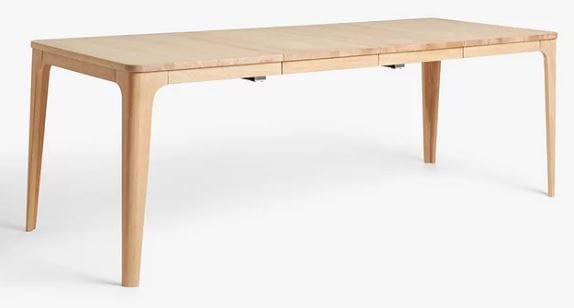 Unique Furniture A/S Masa extensibila din pal, furnir si lemn, Amalfi Stejar / Natural, L160-210xl90xH74 cm