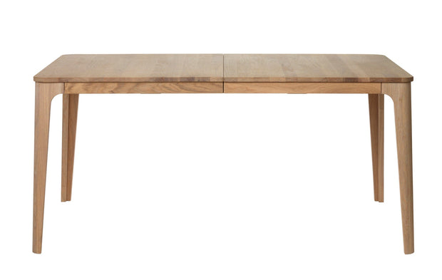 Unique Furniture A/S Masa extensibila din pal, furnir si lemn, Amalfi Stejar / Natural, L160-210xl90xH74 cm