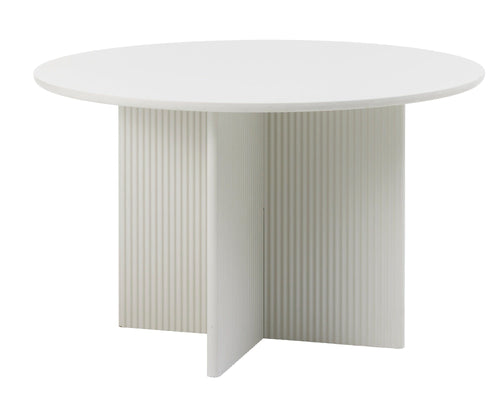 Unique Furniture A/S Masa rotunda din MDF, Palma Grej, Ø110xH75 cm