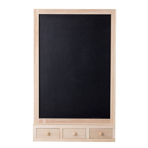 Memo board din lemn, Higma Negru, L50xl10xH80 cm