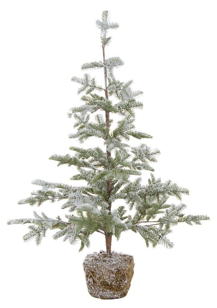 Mini pom artificial de Craciun Peralba Snow, Ø65xH113 cm