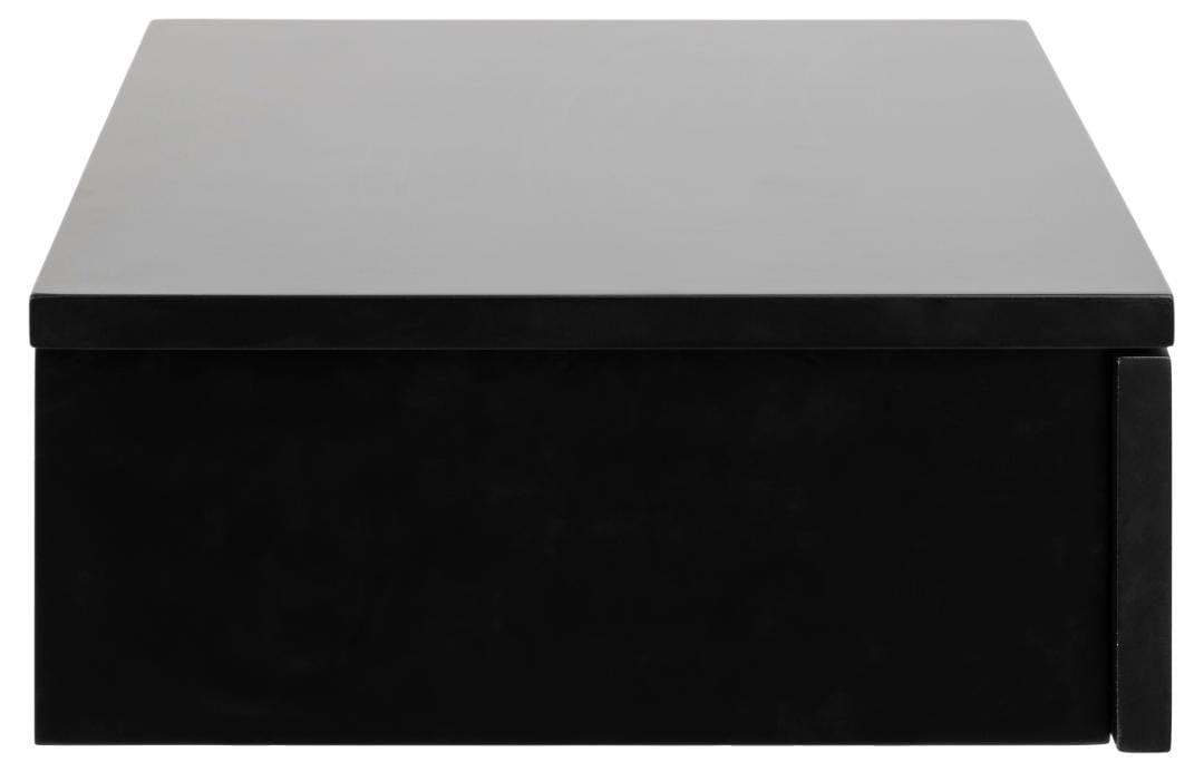 Noptiera din MDF, cu 1 sertar, Avignon Negru, l37xA32xH13 cm (4)