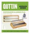 Inde Soler Hispania Organizator dublu din bambus, pentru folii alimentare, Quttin Natural, l33,5xA13xH5,5 cm