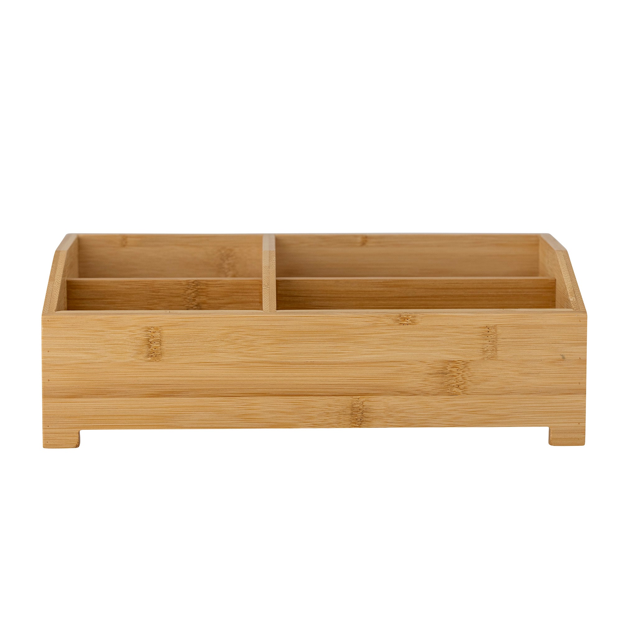 Bloomingville Organizator pentru cosmetice din bambus, Aden Natural, l30,5xA18xH10 cm