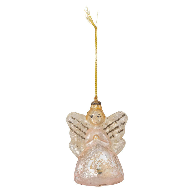 Bloomingville Ornament pentru brad, Aneva Auriu, L7xH8 cm