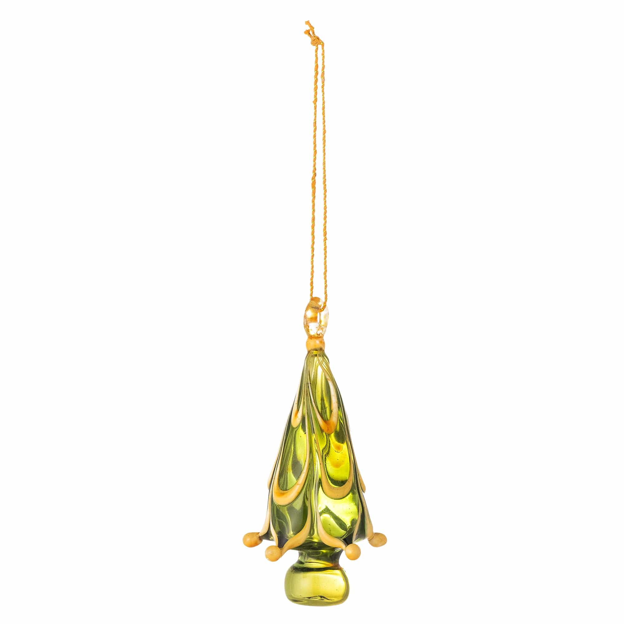 Bloomingville Ornament pentru brad, Cherlyn II Verde, Ø4 cm