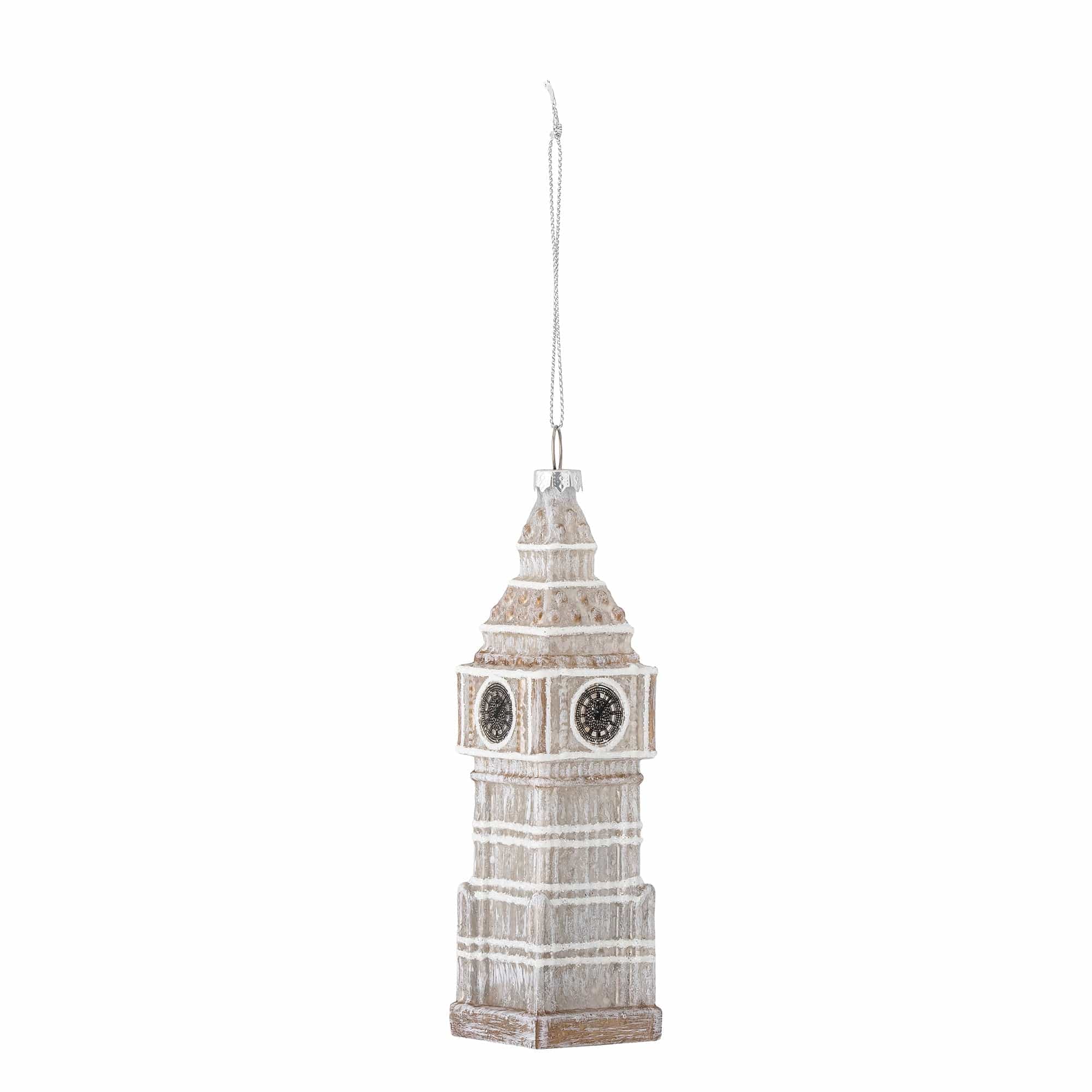 Bloomingville Ornament pentru brad, Jinal Auriu, L4xH15 cm