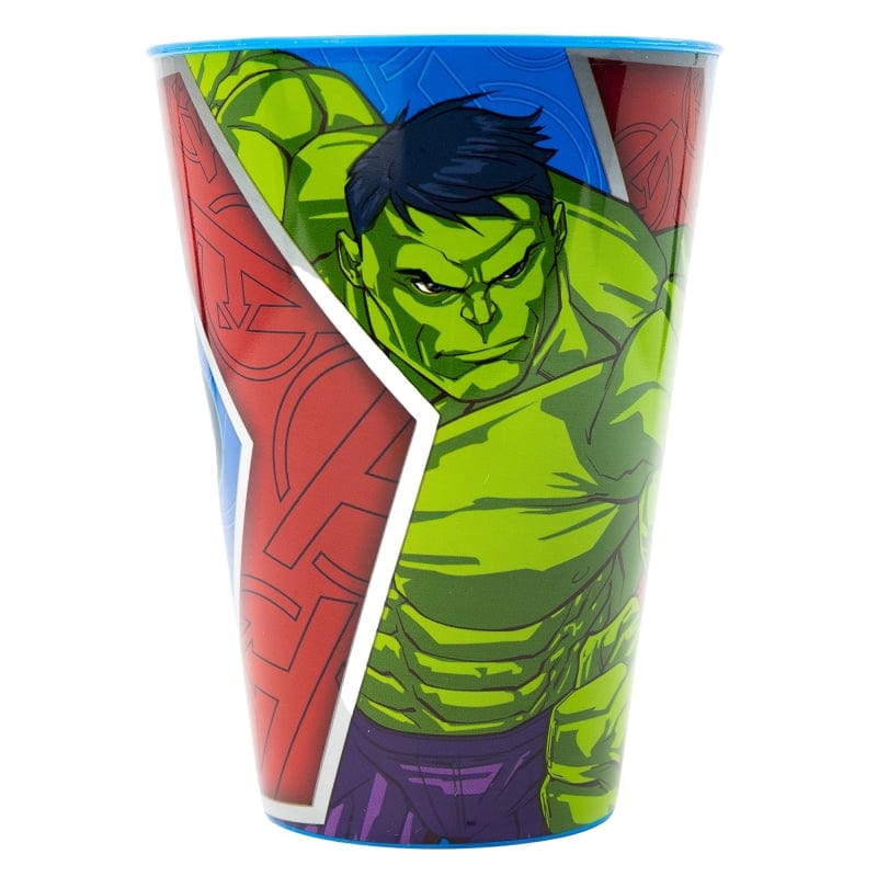 Pahar pentru copii, din plastic, Avengers Multicolor, 430 ml (1)