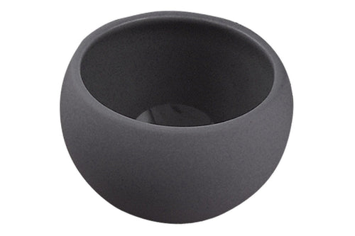 Bizzotto Pahar pentru periuta din ceramica, Bicchiere Gri, Ø10,5xH6,5 cm