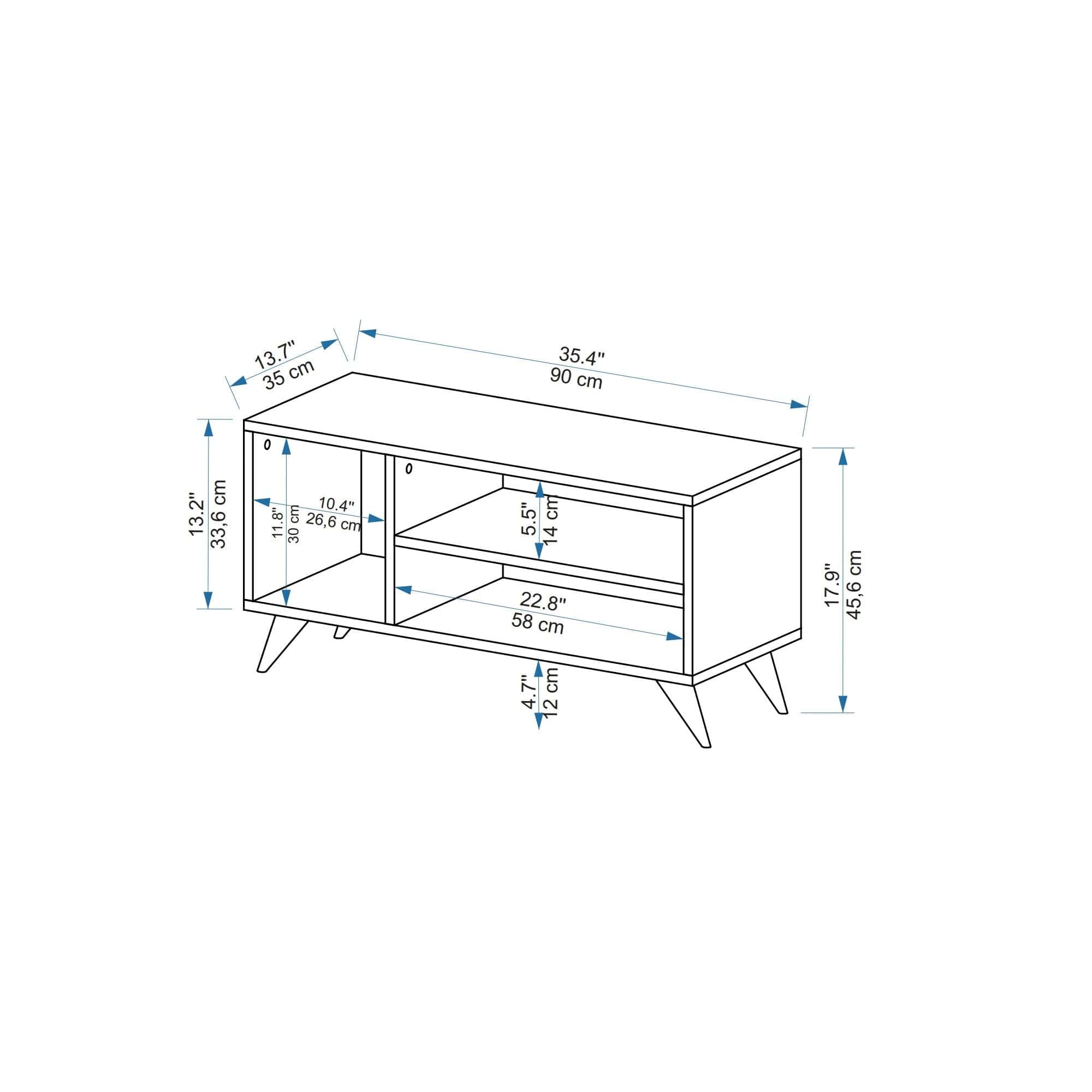 Pantofar din pal, Nurel Pin Atlantic / Antracit, l45,6xA35xH90 cm (4)