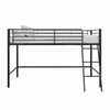 Dorel Home 200 x 90 cm Pat etajat din metal, pentru copii,  Negru Jodie