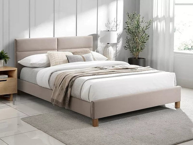 SMP-PAT-SIERRA-VELVET-BED-BEIGE & SMP-PAT-SIERRA-VELVET-BED-BEIGE