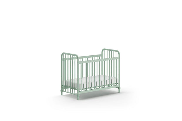 Patut din metal, pentru bebe, Bronxx Verde Olive, 120 x 60 cm (3)