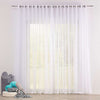 Perdea Soft Veil Eyelet Alb, 300 x 260 cm