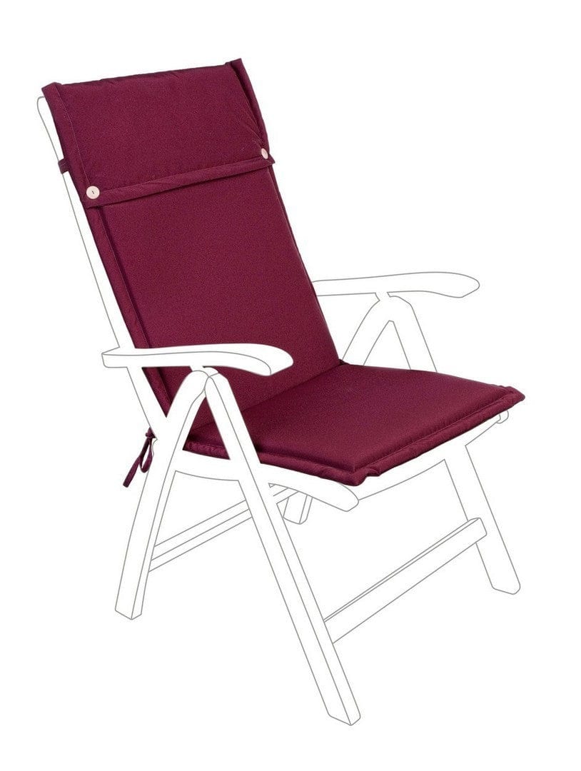 Bizzotto Perna de sezut decorativa cu husa detasabila, Poly180 Burgundy, L120xl50 cm