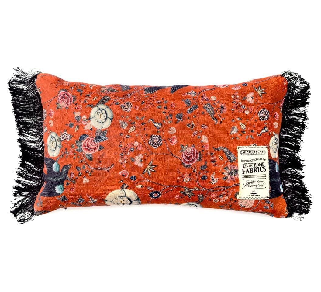 Perna decorativa Black Bird Red (1)