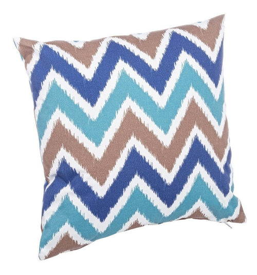 Perna decorativa cu husa detasabila, Zig Zag Multicolor, L43xl43 cm