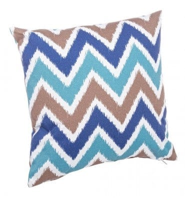 Bizzotto Perna decorativa cu husa detasabila, Zig Zag Multicolor, L43xl43 cm