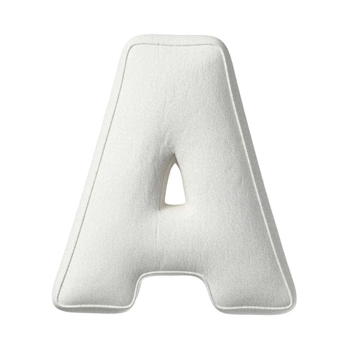 Perna decorativa Letter A Boucle, 30 x 40 cm & YLLTP-LETTER-A-BOUCLE-1921-702