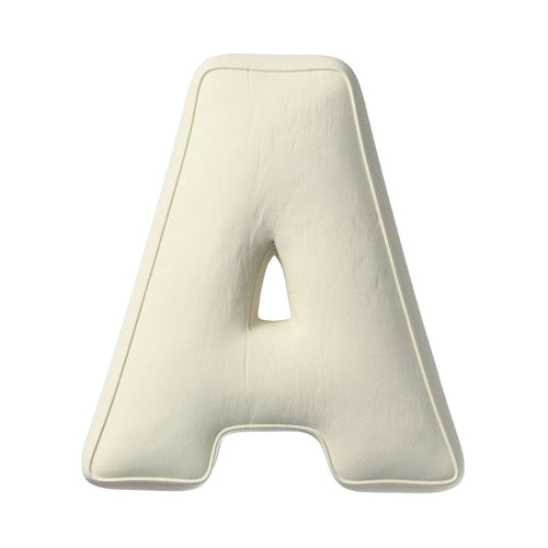 Perna decorativa Letter A Velvet, 30 x 40 cm & YLLTP-LETTER-A-VELVET-1921-704