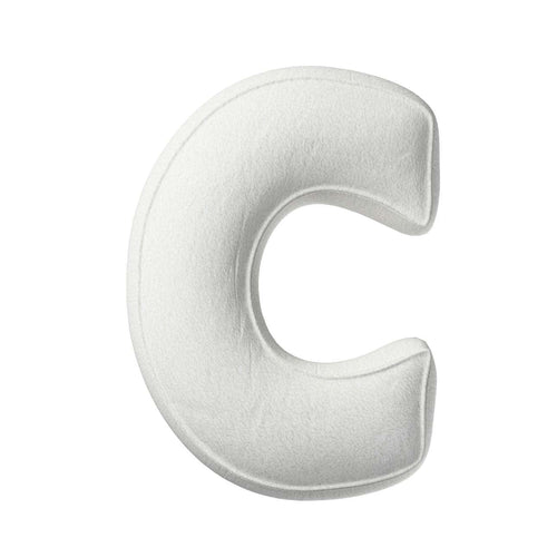 Perna decorativa Letter C Boucle, 30 x 40 cm & YLLTP-LETTER-C-BOUCLE-1923-702