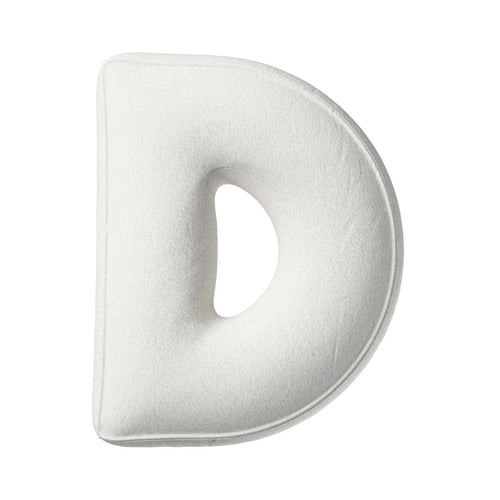 Perna decorativa Letter D Boucle, 30 x 40 cm & YLLTP-LETTER-D-BOUCLE-1924-702