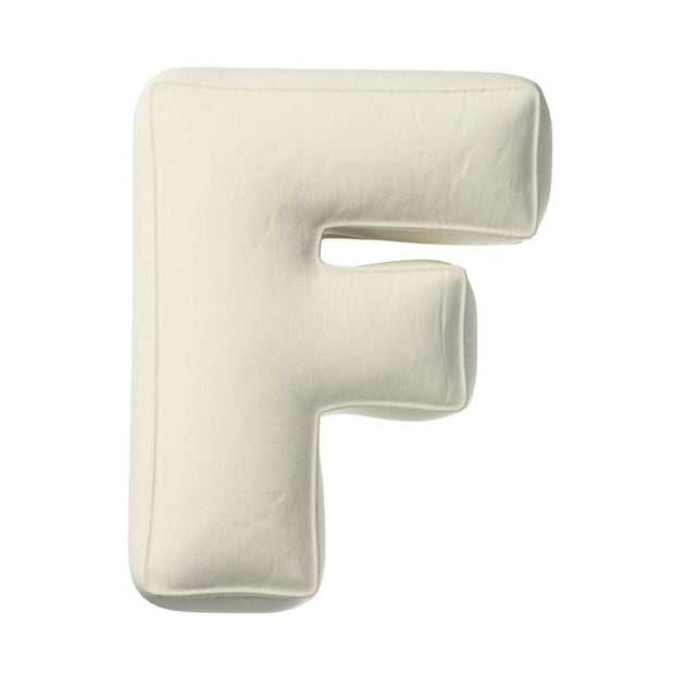 Perna decorativa Letter F Velvet, 35 x 40 cm & YLLTP-LETTER-F-VELVET-1926-704