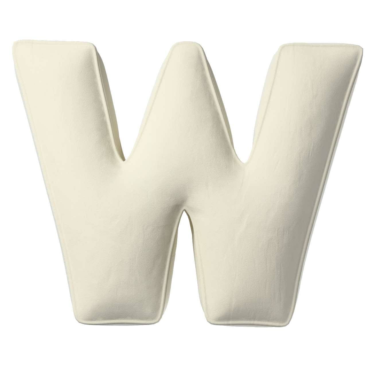 Perna decorativa Letter W Velvet, 35 x 40 cm & YLLTP-LETTER-W-VELVET-1943-704