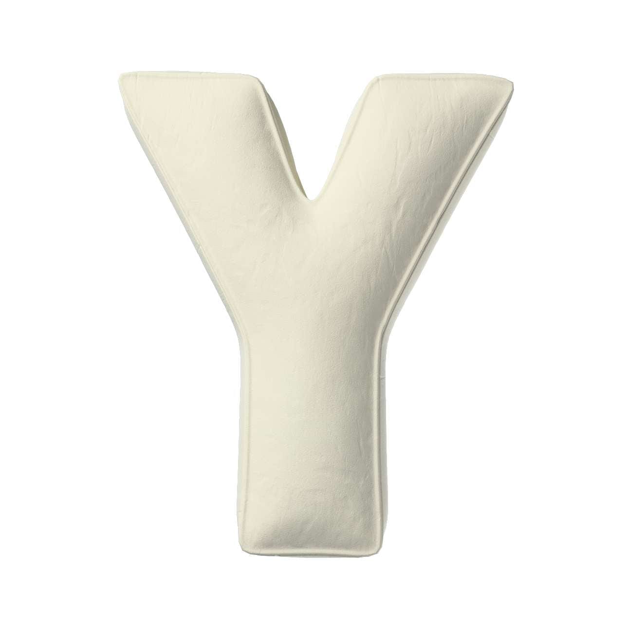 Perna decorativa Letter Y Velvet, 35 x 40 cm & YLLTP-LETTER-Y-VELVET-1945-704