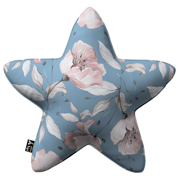 Perna decorativa pentru copii, Lucky Star Flowers, 52 x 52 cm