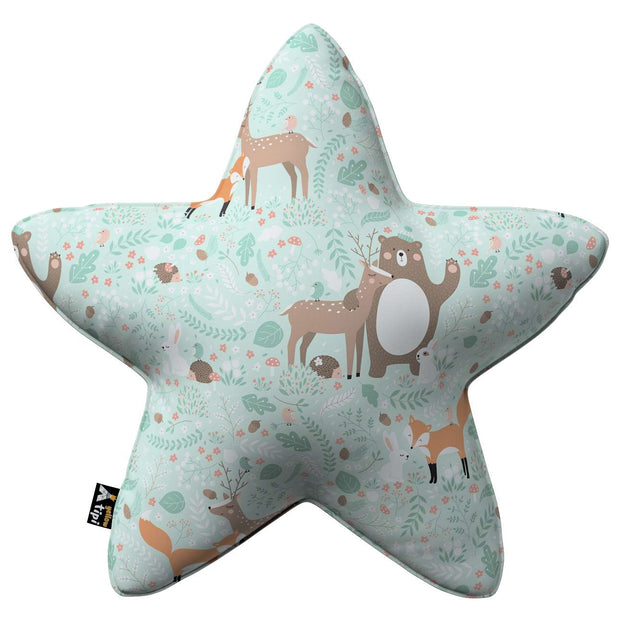 Perna decorativa pentru copii, Lucky Star Forest, 52 x 52 cm