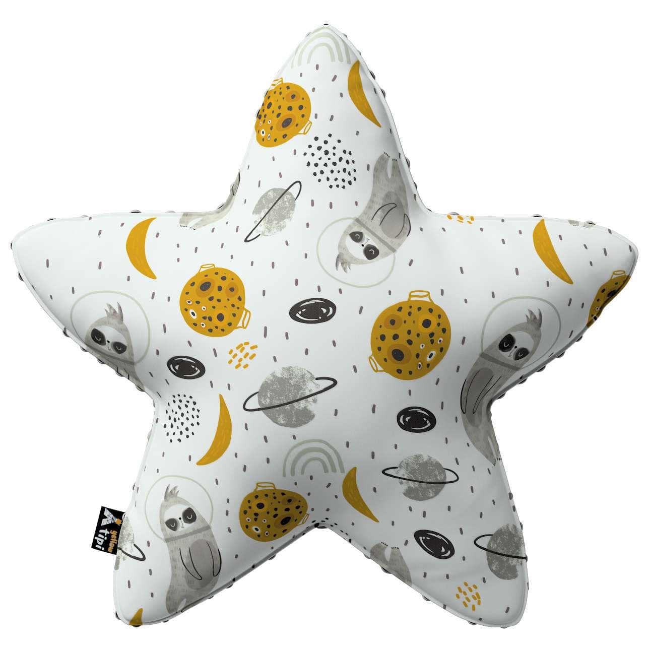 Perna decorativa pentru copii, Lucky Star Minky Cosmos, 52 x 52 cm