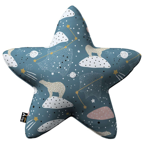 Perna decorativa pentru copii, Lucky Star Stars, 52 x 52 cm