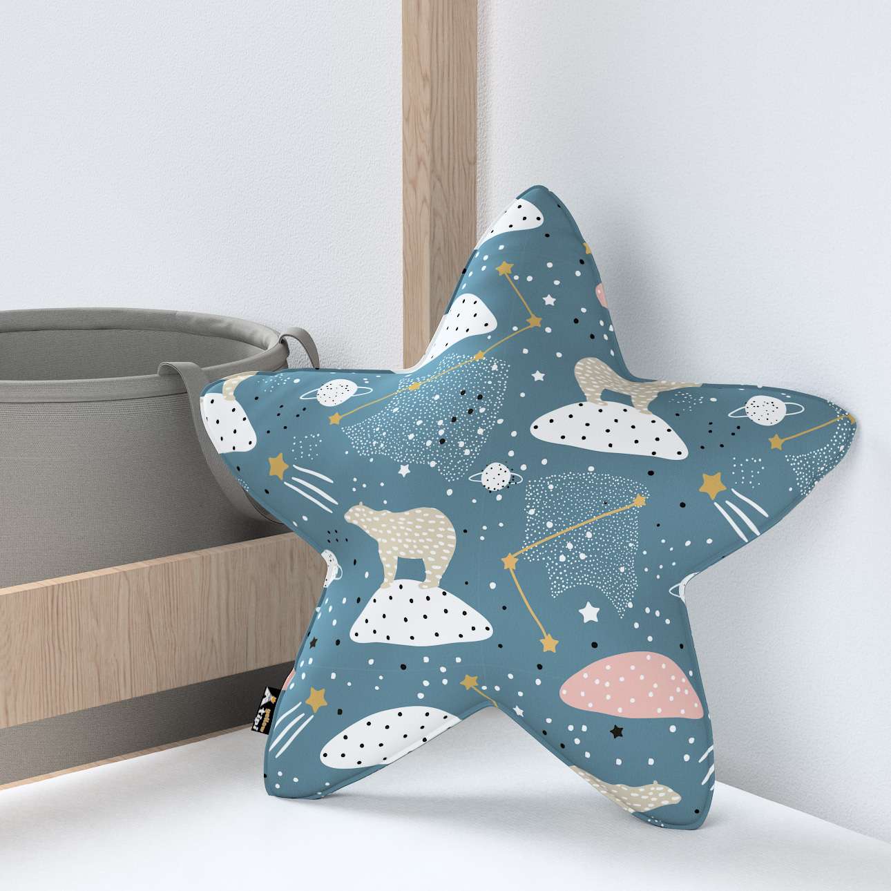 Perna decorativa pentru copii, Lucky Star Stars, 52 x 52 cm (2)