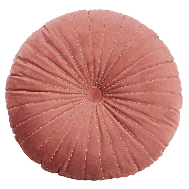 Perna decorativa, Velvet Round Roz Inchis, Ø40 cm (1)